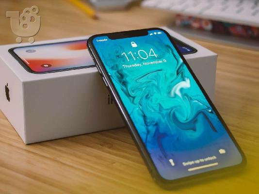 Μάρκα Νέο Apple iPhone X - 64GB - ΜΑΥΡΟ Boxed (O2) A1901 (GSM)